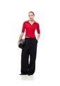 Polo Slim Tejido De Punto Algodón Roja Mujer Rojo de Gef