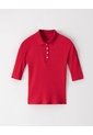 Polo Slim Tejido De Punto Algodón Roja Mujer Rojo de Gef