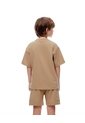 Conjunto Camiseta + Bermuda Habano Niño Marron de Gef