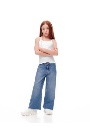 Camisilla Slim Algodón X2unds Niña Blanco