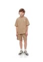 Conjunto Camiseta + Bermuda Habano Niño Marron de Gef