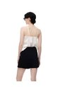 Falda Short Tiro Alto Negra Mujer Negro de Gef