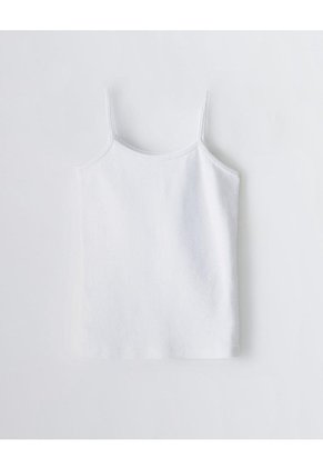 Camisilla Slim Algodón X2unds Niña Blanco