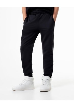 Pantalón Tipo Jogger Negro Niño Negro