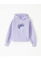 Buzo Tipo Hoddie Algodón Lavanda Niña Lavanda de Gef