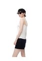 Falda Short Tiro Alto Negra Mujer Negro de Gef