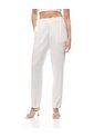 Pantalón Regular Alto Blanco Mujer Blanco de Gef