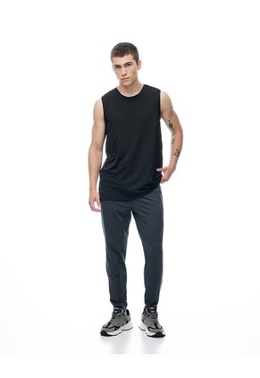 Pantalón Deportivo Control Humedad Gris Hombre Gris