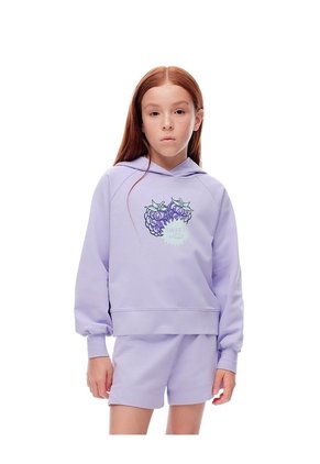 Buzo Tipo Hoddie Algodón Lavanda Niña Lavanda