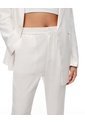 Pantalón Regular Alto Blanco Mujer Blanco de Gef