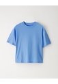Camiseta Oversize Algodón Azul Mujer Azul de Gef