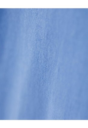 Camiseta Oversize Algodón Azul Mujer Azul