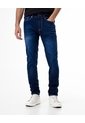 Jean Skinny índigo Oscuro Hombre Azul Oscuro de Gef