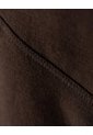 Crop Top Slim Algodón Chocolate Mujer Chocolate de Gef