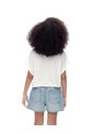 Camiseta Regular Algodón Blanca Niña Blanco de Gef