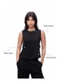 Camiseta Esqueleto Deportiva Negra Mujer Negro de Gef