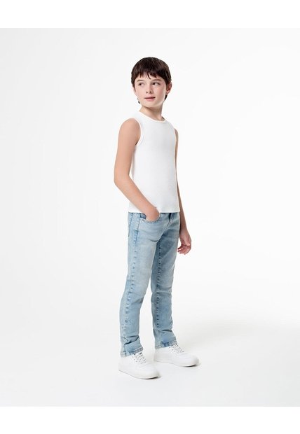 Jean Slim índigo Claro Niño Azul Oscuro
