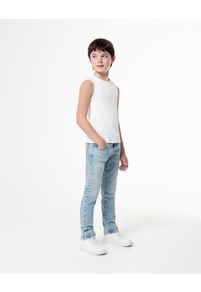 Jean Slim índigo Claro Niño Azul Oscuro