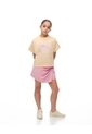 Camiseta Regular Algodón Amarilla Estampada Niña Amarillo de Gef