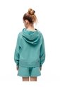 Buzo Tipo Hoddie Algodón Azul Niña Azul de Gef