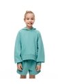 Buzo Tipo Hoddie Algodón Azul Niña Azul de Gef