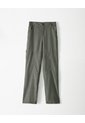 Pantalón Recto Tiro Medio Verde Mujer Verde de Gef