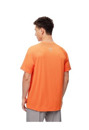 Camiseta Deportiva Control Humedad Naranja Hombre Naranja