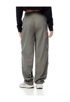 Pantalón Recto Tiro Medio Verde Mujer Verde