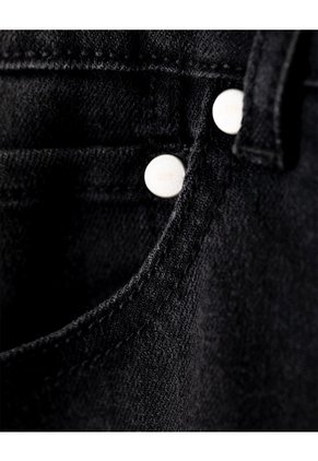 Jean Straight Negro Hombre Azul