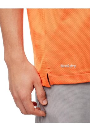 Camiseta Deportiva Control Humedad Naranja Hombre Naranja