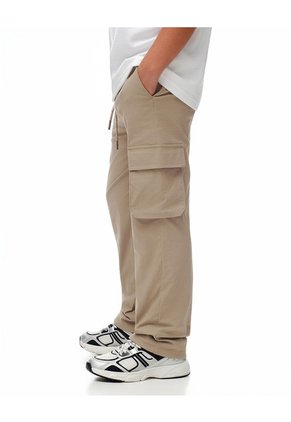 Pantalón Tipo Cargo Habano Niño Marron
