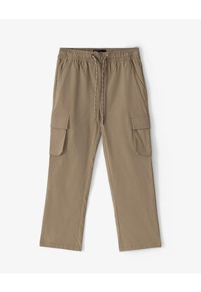 Pantalón Tipo Cargo Habano Niño Marron