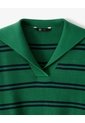 Chaleco Oversize Tejido Rayas Mujer Verde de Gef