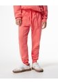 Jogger Regular Tiro Medio Coral Niña Coral de Gef