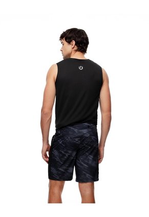 Pantaloneta Deportiva Secado Rápido Negra Hombre Negro