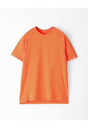 Camiseta Deportiva Control Humedad Naranja Hombre Naranja