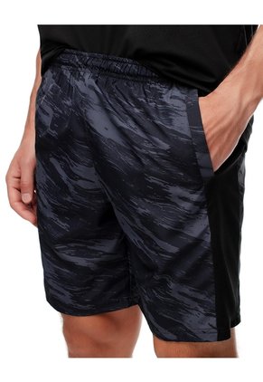Pantaloneta Deportiva Secado Rápido Negra Hombre Negro
