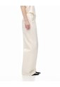 Pantalón Wide Leg Tiro Alto Denim Habano Mujer Marron de Gef