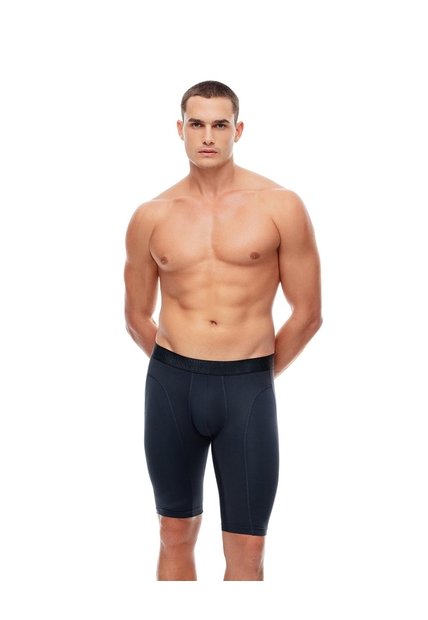Bóxer Deportivo Largo Control Humedad Azul Hombre Azul