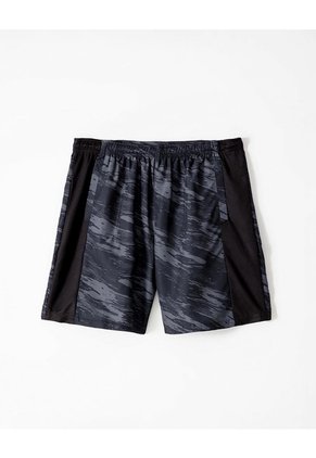 Pantaloneta Deportiva Secado Rápido Negra Hombre Negro
