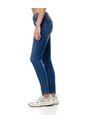 Jean Súper Skinny Tiro Medio índigo Medio Mujer Azul Oscuro de Gef