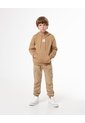 Buzo Tipo Hoddie Habano Niño Marron de Gef
