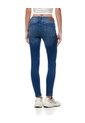 Jean Súper Skinny Tiro Medio índigo Medio Mujer Azul Oscuro de Gef