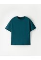 Camiseta Oversize Verde Mujer Verde de Gef