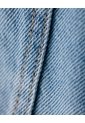 Short Denim Tiro Medio índigo Medio Niña Azul Oscuro de Gef