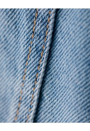 Short Denim Tiro Medio índigo Medio Niña Azul Oscuro