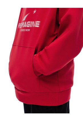 Buzo Tipo Hoddie Rojo Niño Rojo