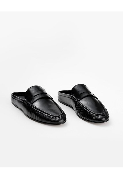 Zapatos Loafer Negro Mujer Negro