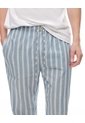 Pantalón De Pijama Algodón Rayas Hombre Azul de Gef