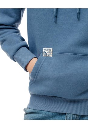 Buzo Tipo Hoddie Azul Niño Azul